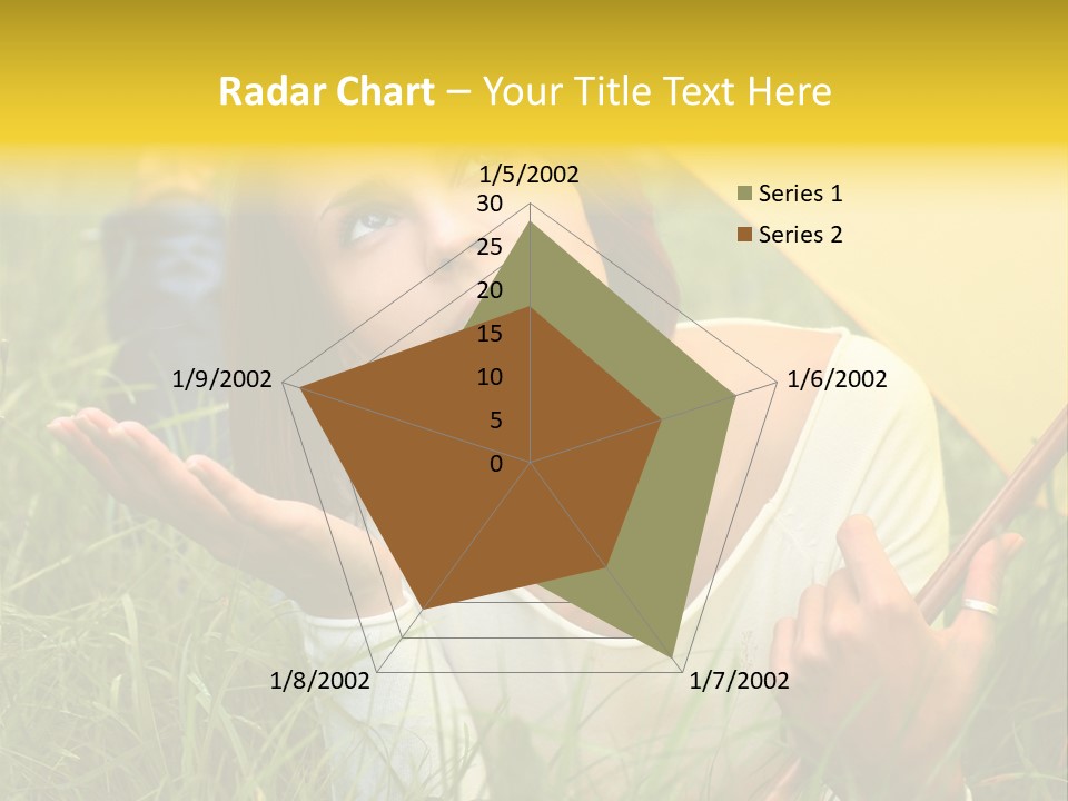 Day Caucasian Beautiful PowerPoint Template