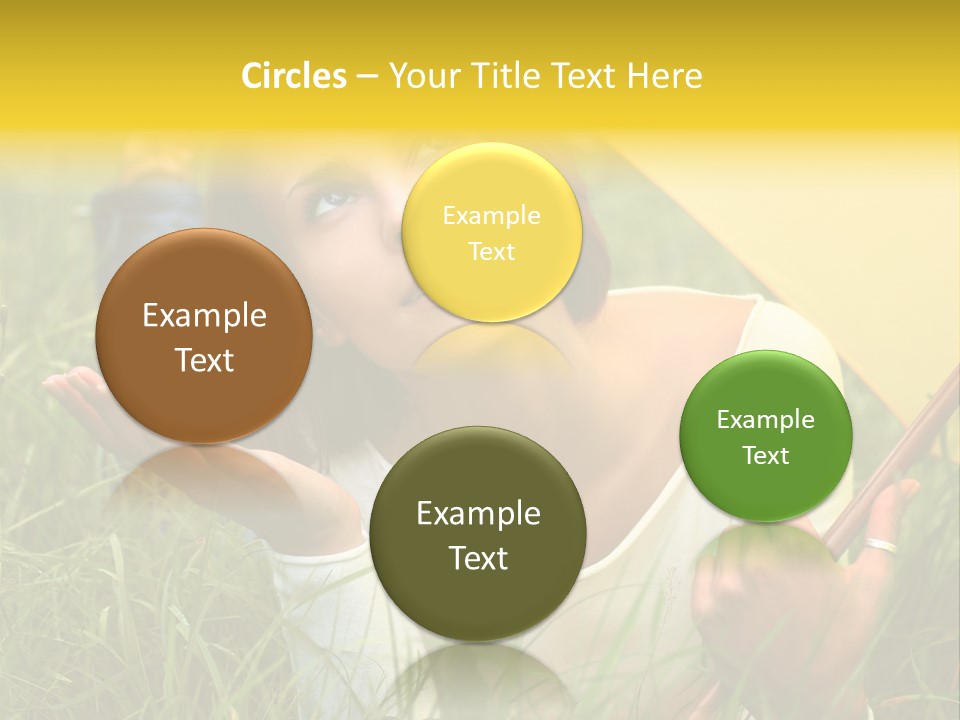 Day Caucasian Beautiful PowerPoint Template