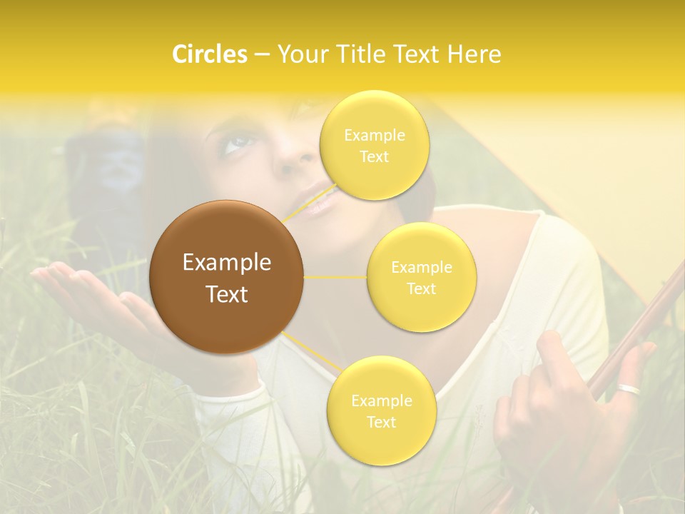 Day Caucasian Beautiful PowerPoint Template