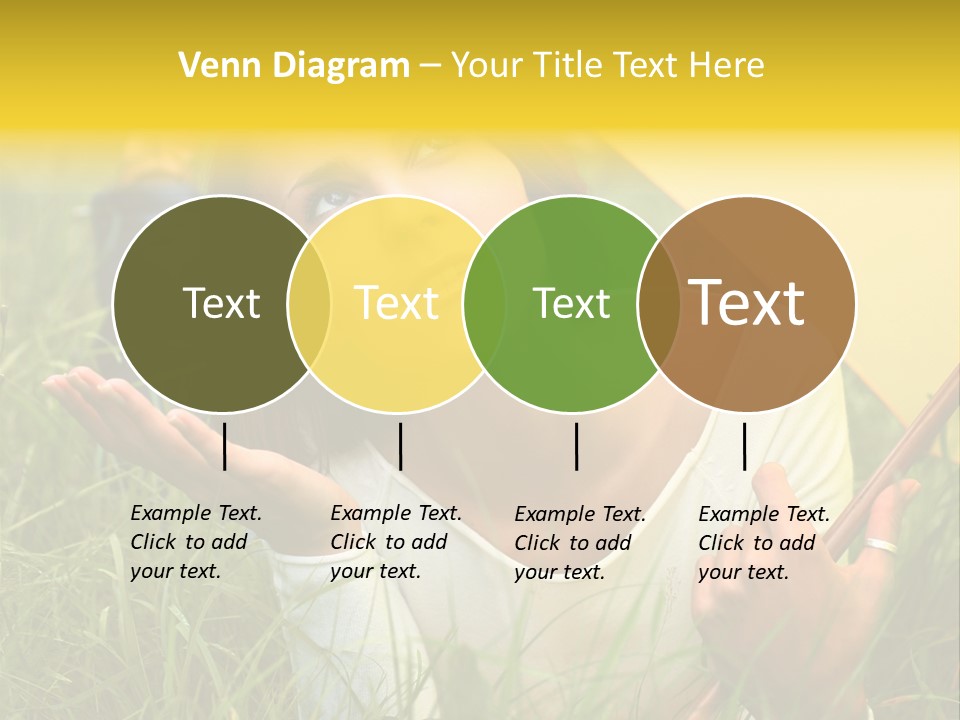 Day Caucasian Beautiful PowerPoint Template