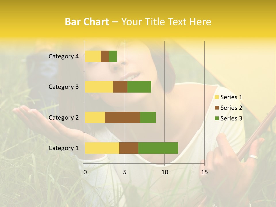 Day Caucasian Beautiful PowerPoint Template