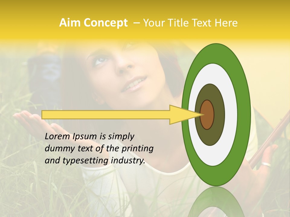 Day Caucasian Beautiful PowerPoint Template