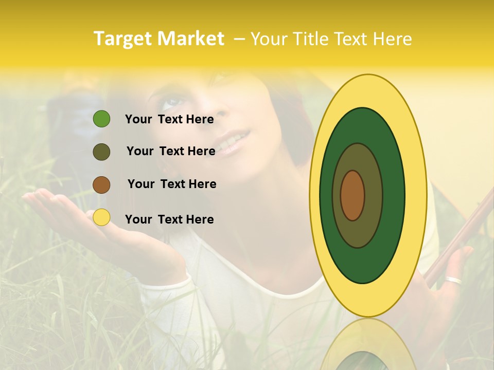 Day Caucasian Beautiful PowerPoint Template