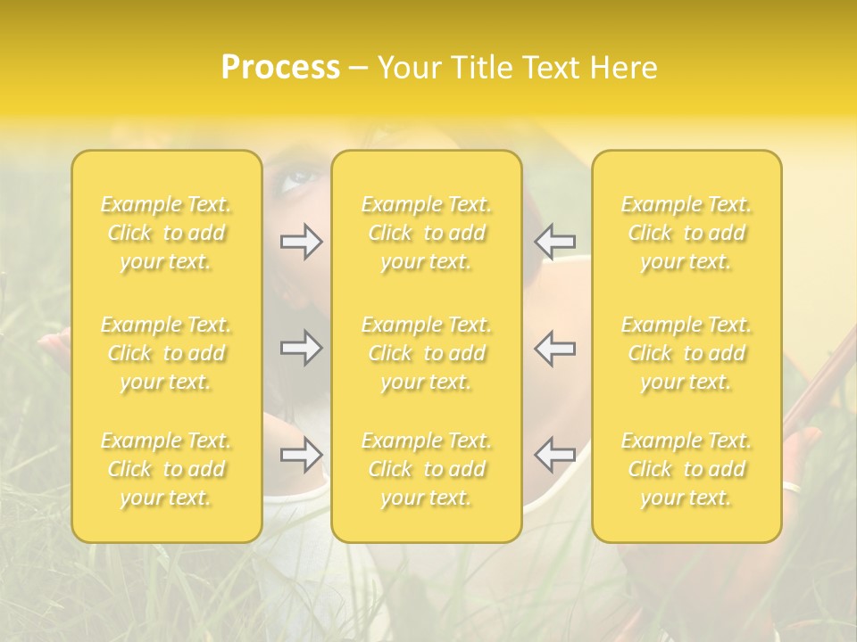 Day Caucasian Beautiful PowerPoint Template