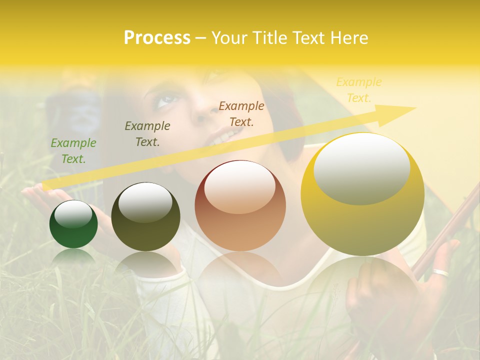 Day Caucasian Beautiful PowerPoint Template