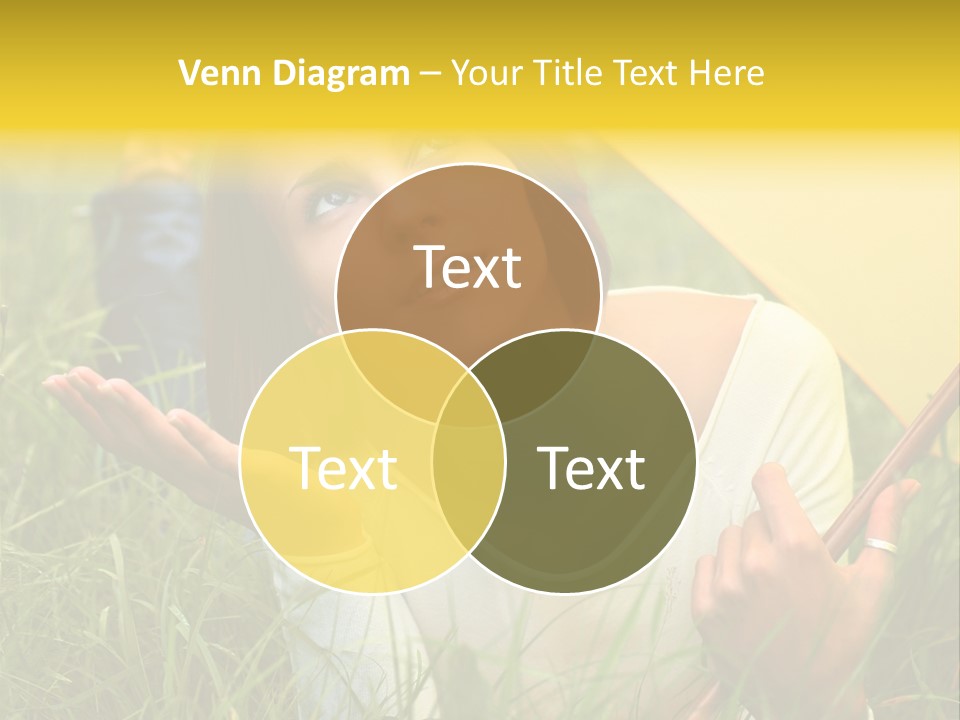 Day Caucasian Beautiful PowerPoint Template