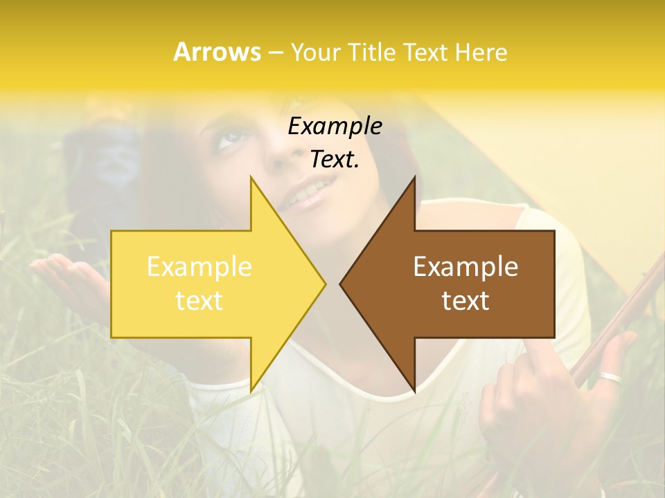 Day Caucasian Beautiful PowerPoint Template