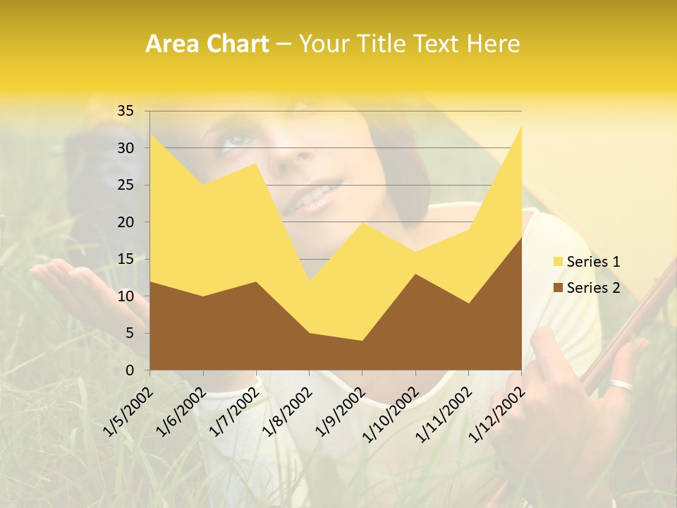 Day Caucasian Beautiful PowerPoint Template