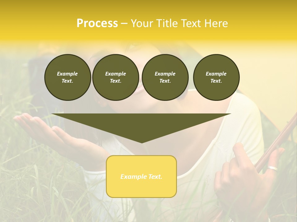 Day Caucasian Beautiful PowerPoint Template