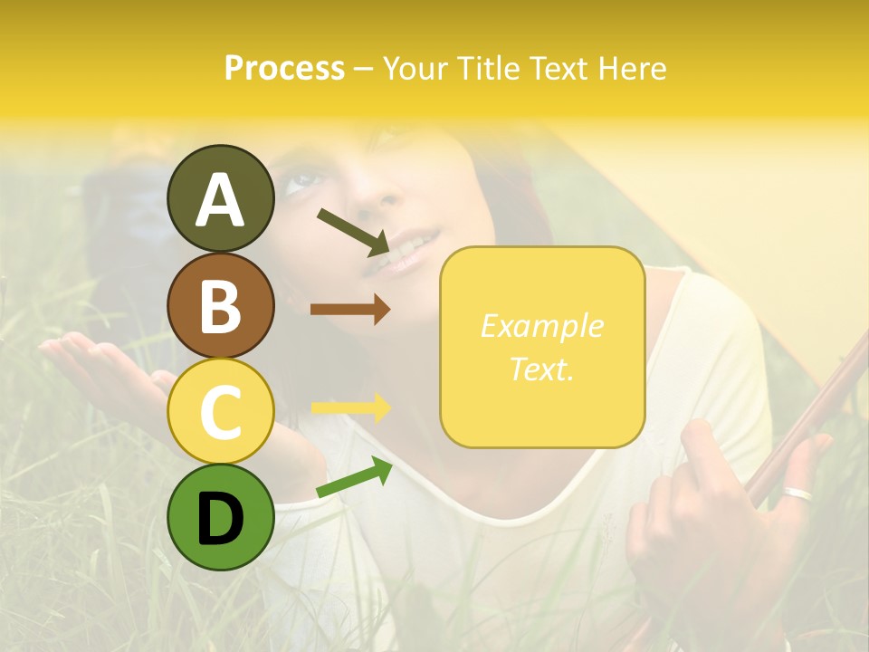 Day Caucasian Beautiful PowerPoint Template