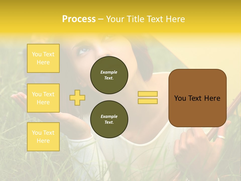 Day Caucasian Beautiful PowerPoint Template