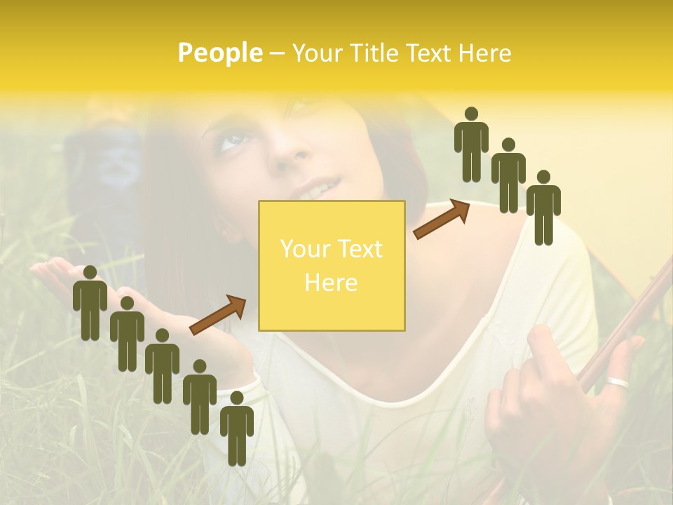 Day Caucasian Beautiful PowerPoint Template