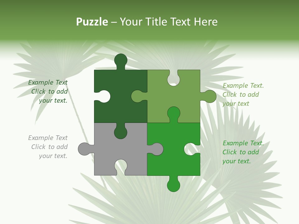 Garden Nature Botany PowerPoint Template