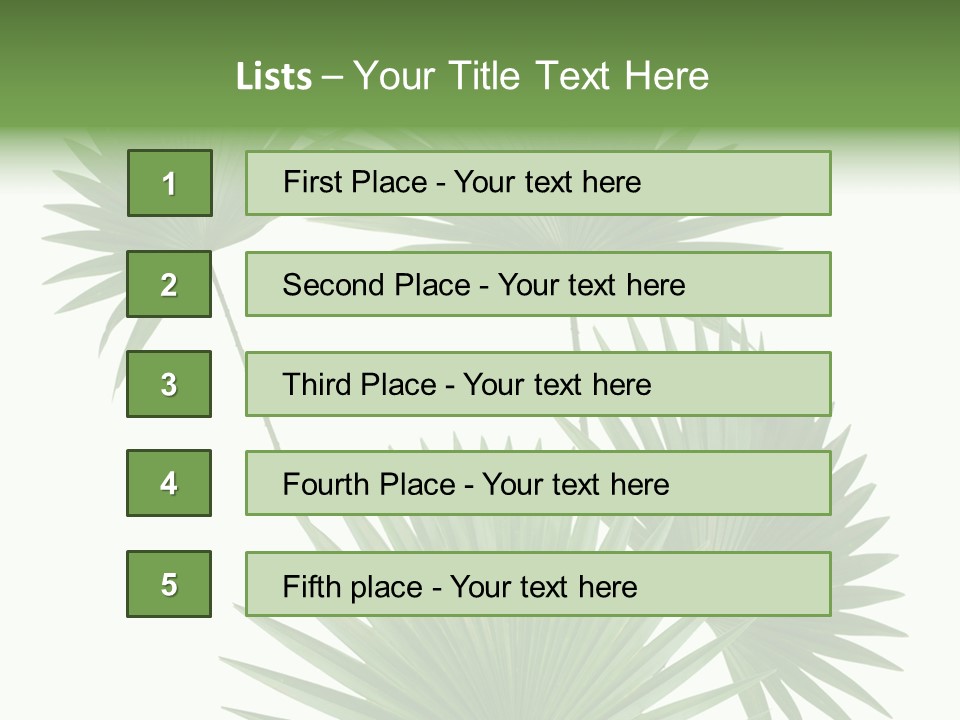 Garden Nature Botany PowerPoint Template