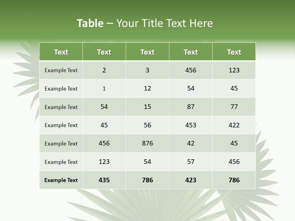 Garden Nature Botany PowerPoint Template
