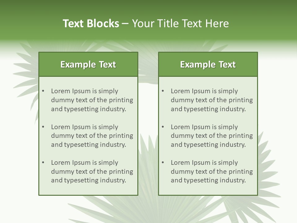 Garden Nature Botany PowerPoint Template