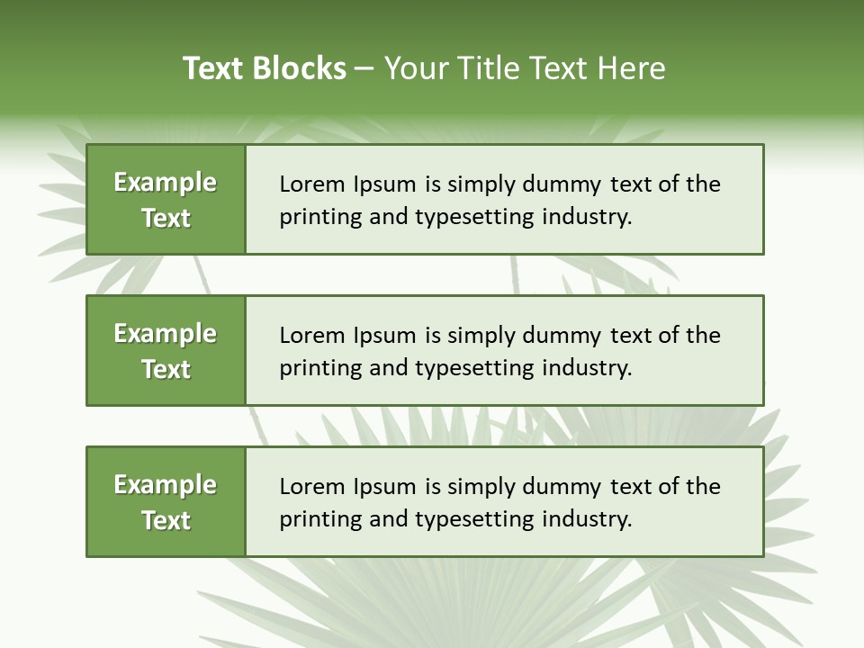 Garden Nature Botany PowerPoint Template