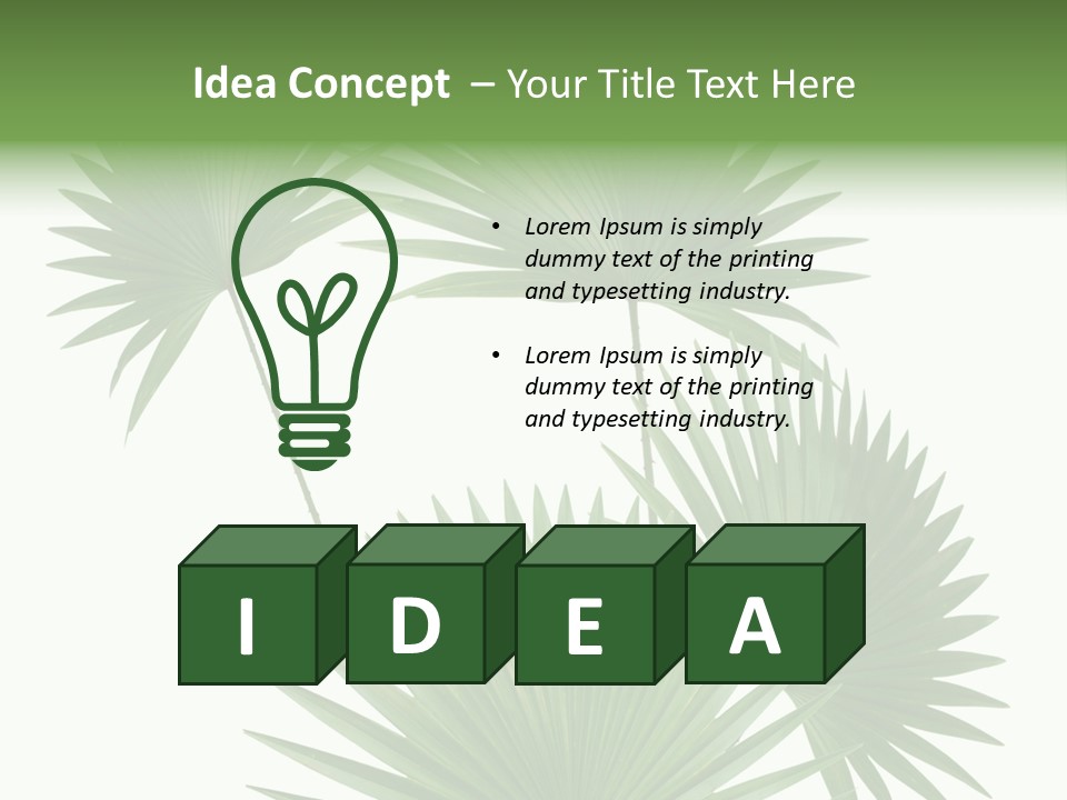 Garden Nature Botany PowerPoint Template