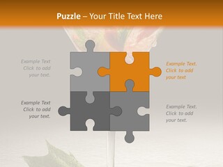 Cold Object Alcohol PowerPoint Template
