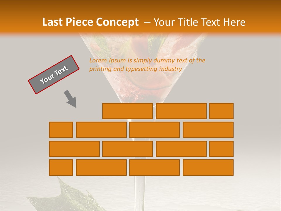 Cold Object Alcohol PowerPoint Template