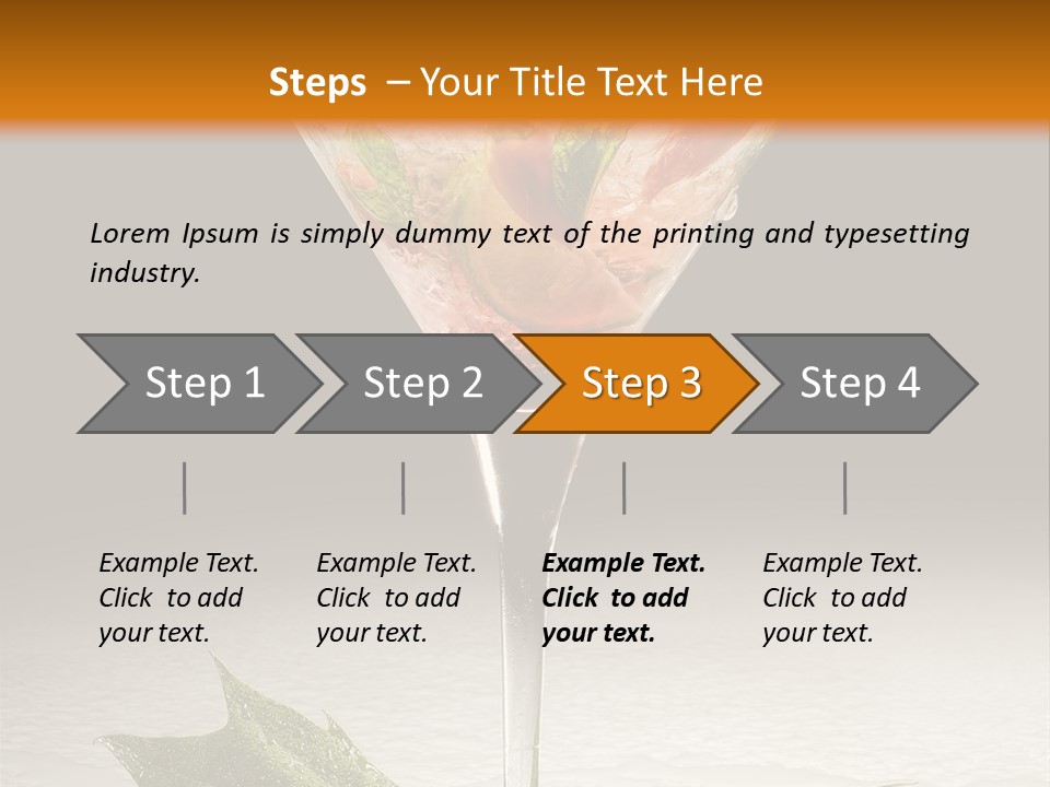 Cold Object Alcohol PowerPoint Template