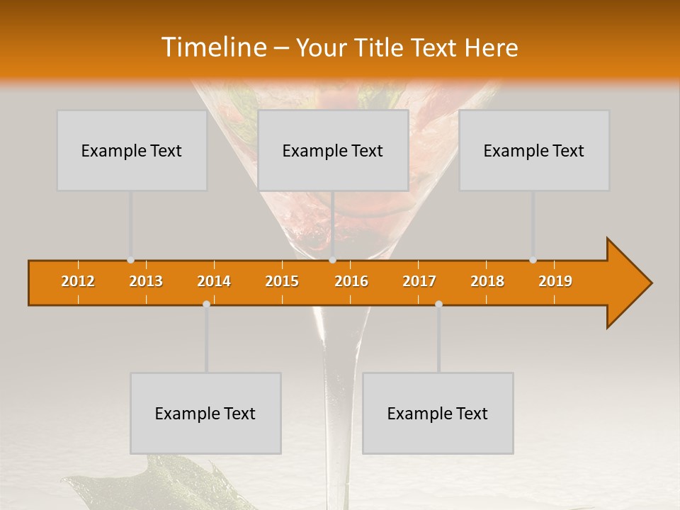 Cold Object Alcohol PowerPoint Template