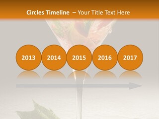 Cold Object Alcohol PowerPoint Template