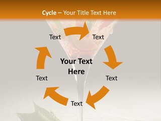 Cold Object Alcohol PowerPoint Template