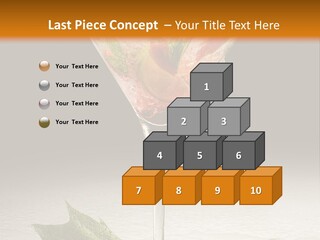 Cold Object Alcohol PowerPoint Template