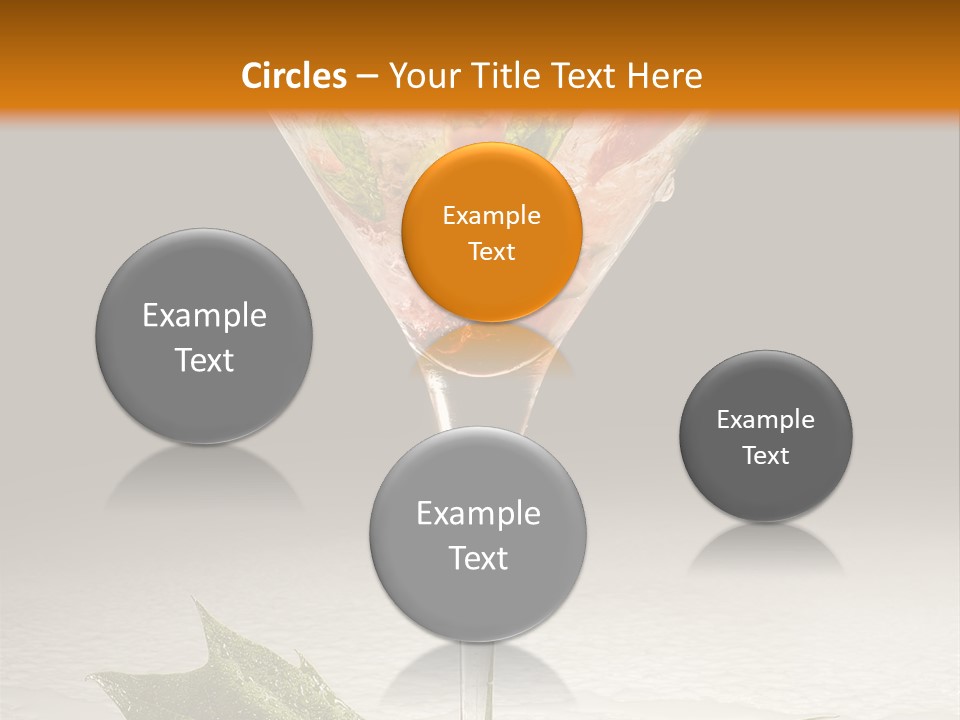 Cold Object Alcohol PowerPoint Template