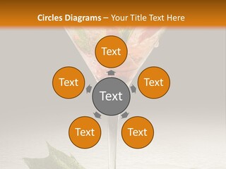 Cold Object Alcohol PowerPoint Template