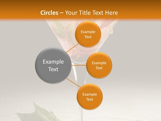Cold Object Alcohol PowerPoint Template