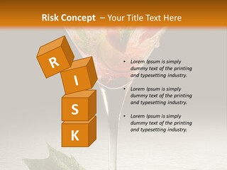 Cold Object Alcohol PowerPoint Template