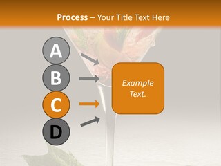 Cold Object Alcohol PowerPoint Template