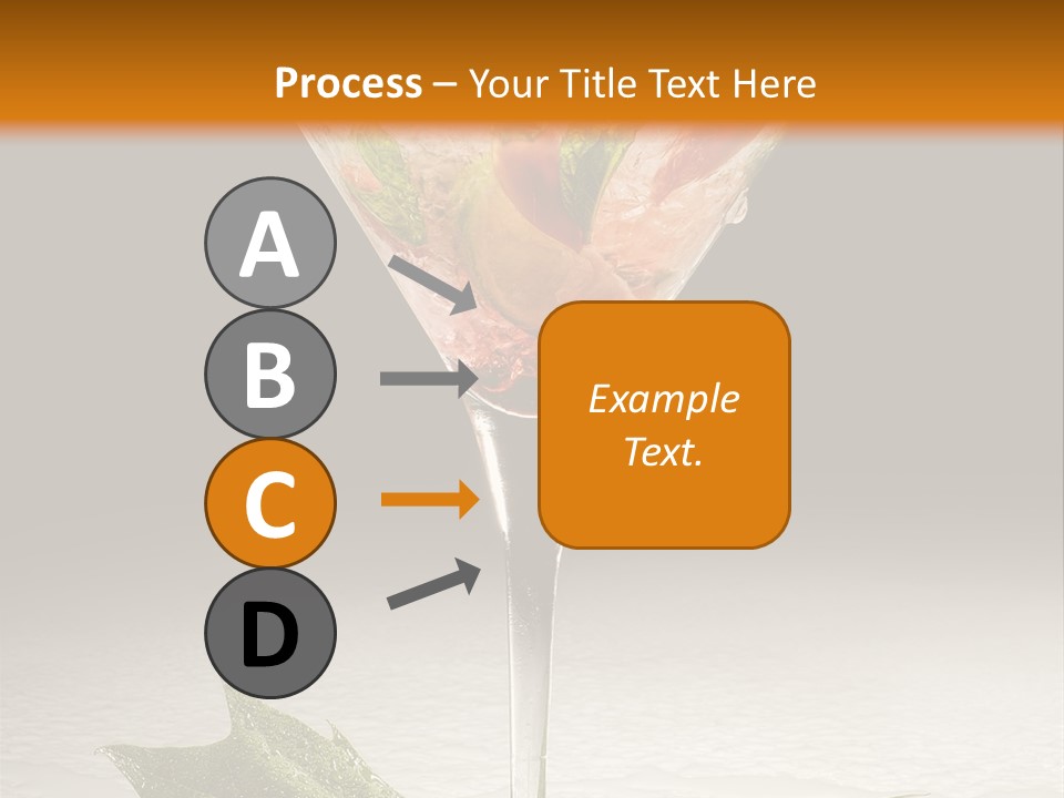 Cold Object Alcohol PowerPoint Template