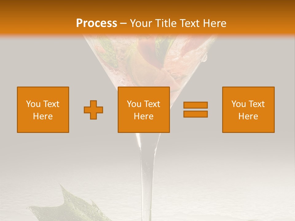 Cold Object Alcohol PowerPoint Template