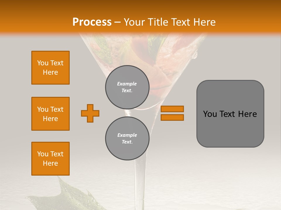 Cold Object Alcohol PowerPoint Template