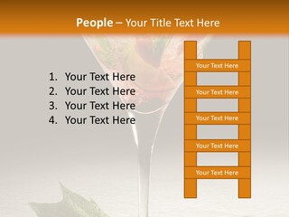 Cold Object Alcohol PowerPoint Template
