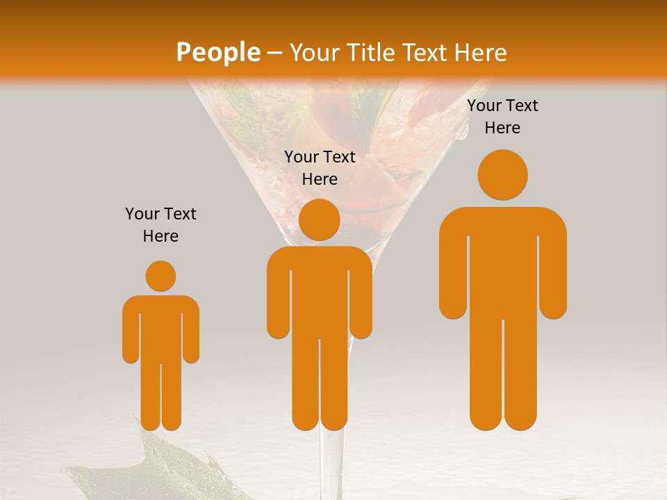 Cold Object Alcohol PowerPoint Template