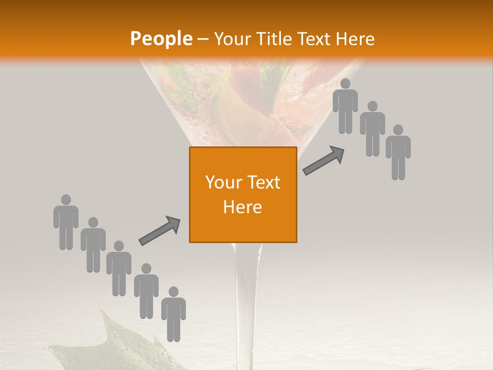 Cold Object Alcohol PowerPoint Template