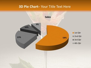 Cold Object Alcohol PowerPoint Template