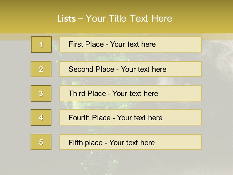Closeup Summer Taste PowerPoint Template