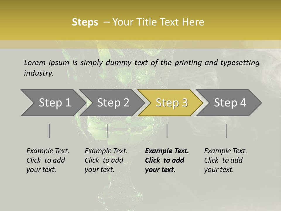 Closeup Summer Taste PowerPoint Template