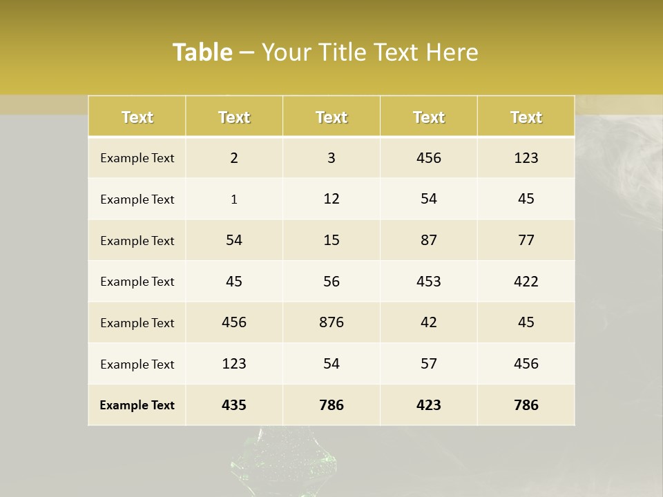 Closeup Summer Taste PowerPoint Template