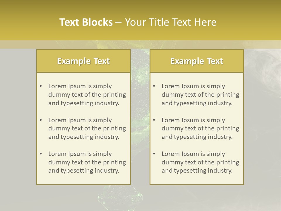 Closeup Summer Taste PowerPoint Template
