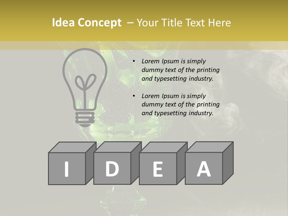 Closeup Summer Taste PowerPoint Template