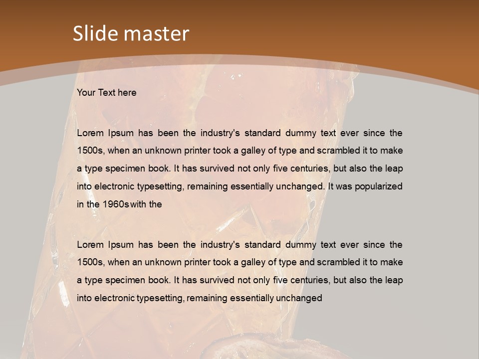 Glass Cool Tropical PowerPoint Template