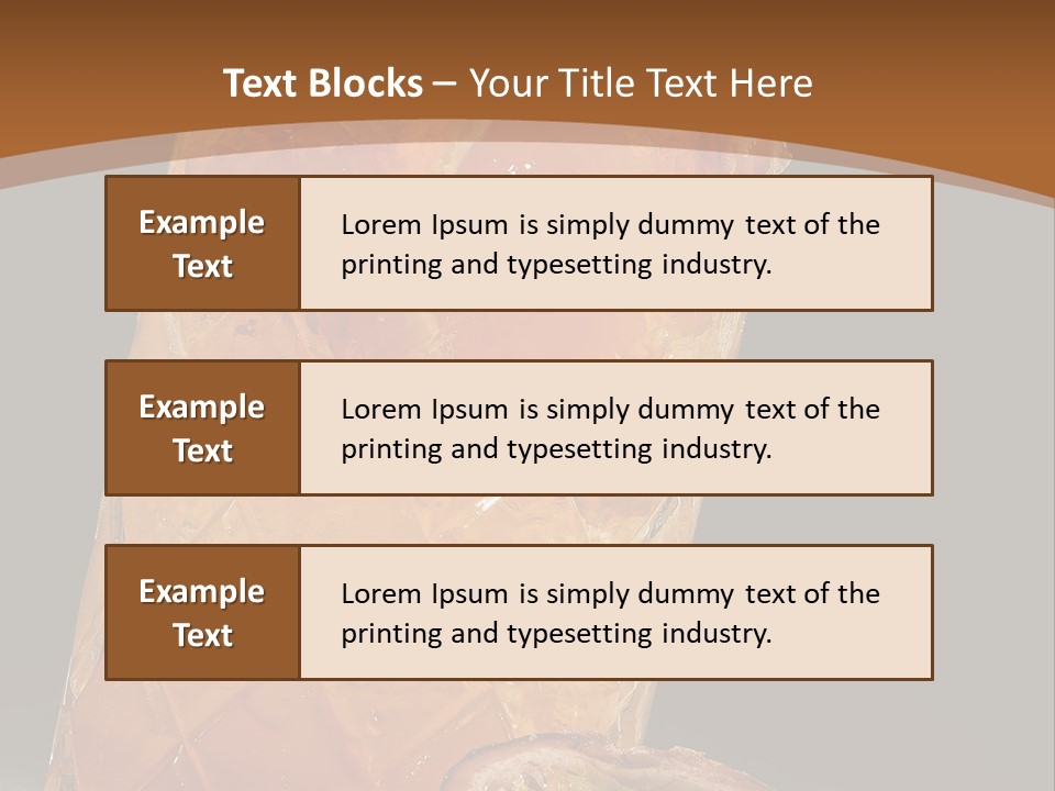 Glass Cool Tropical PowerPoint Template