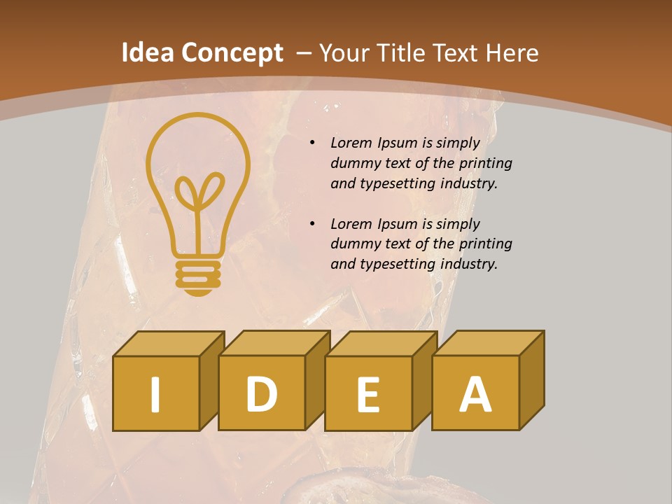 Glass Cool Tropical PowerPoint Template