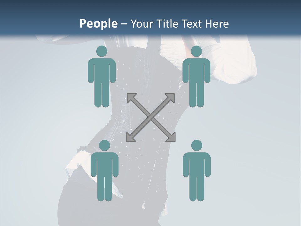 Human Conference Toon PowerPoint Template